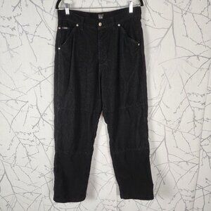 Hugo Boss Black Corduroy Loose Baggy Straight Leg Pants